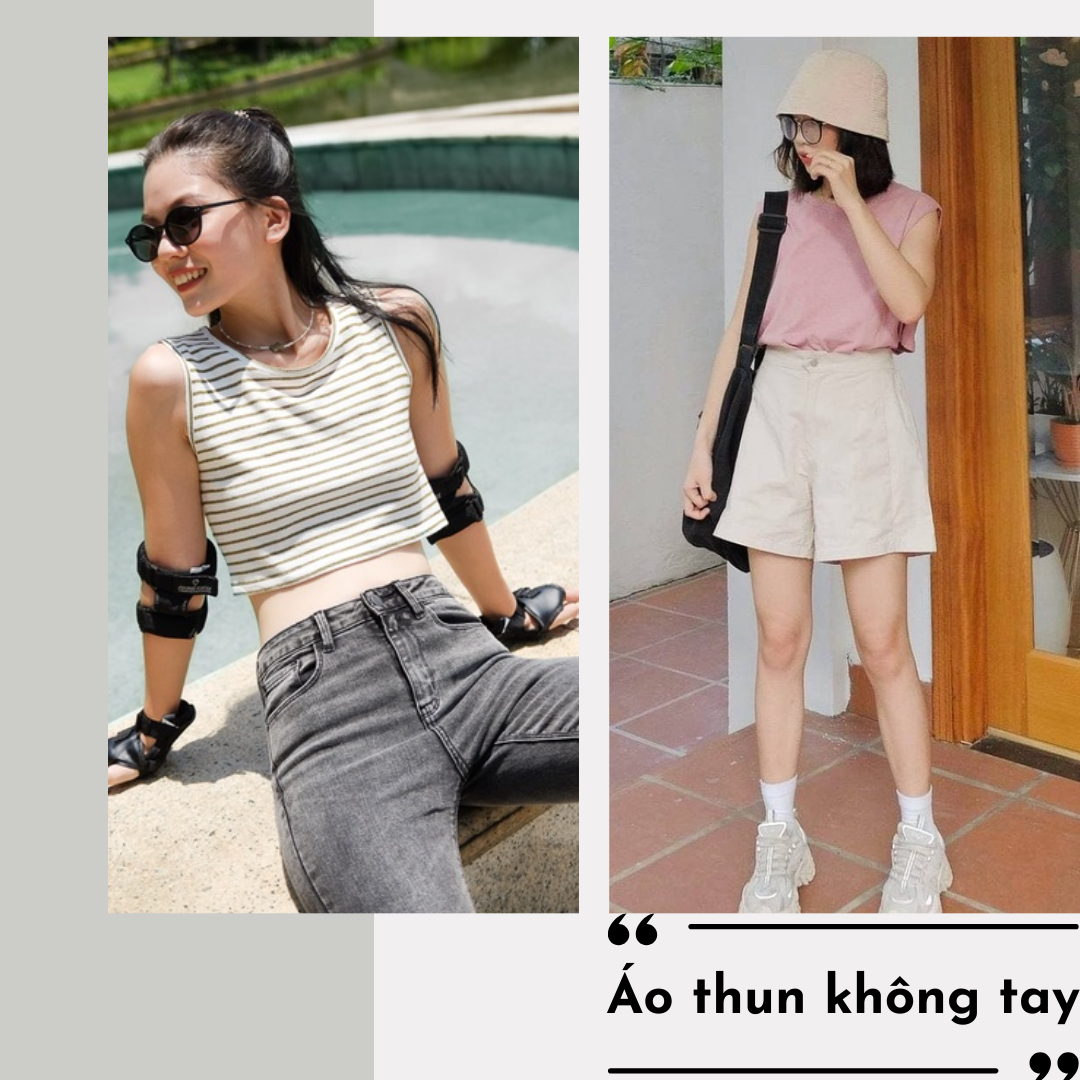 Dù là áo croptop kẻ sọc hay áo tank top trơn đơn giản vẫn có thể “chiến” cùng mọi thể loại trang phục và phù hợp với nhiều hoàn cảnh khác nhau. Săn ngay kẻo lỡ!