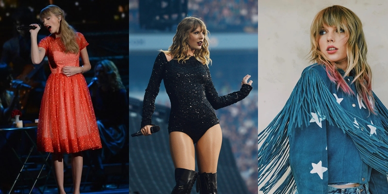 Sự thay đổi phong cách của Taylor Swift qua mỗi album đều mang đến những xu hướng thời trang mới.