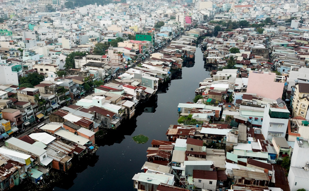 TPHCM thông tin về tiến độ của 2 dự án rạch Xuyên Tâm và Bắc kênh đôi - Ảnh: Tam Bình