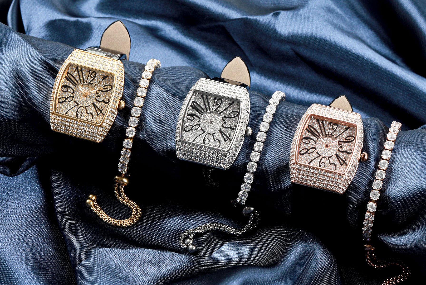 Bộ sưu tập đồng hồ và vòng tay Diamond D thời trang