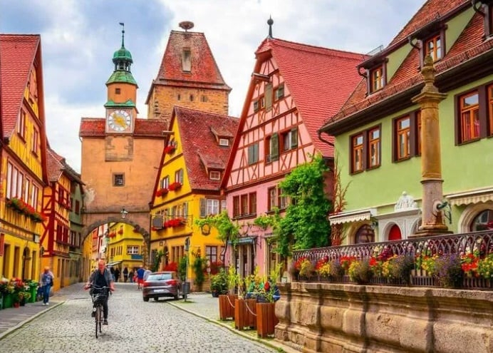 Thị trấn Rothenburg ob der Tauber. Ảnh: Shutterstock