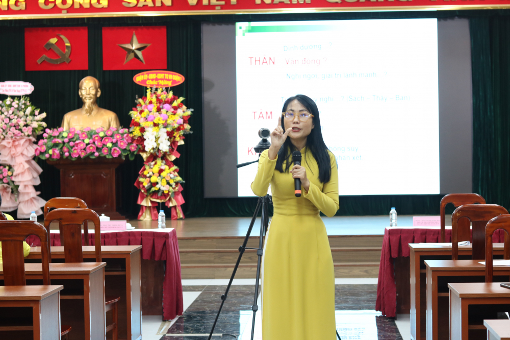 Bà Nguyễn Phan Bảo Khuyên chia sẻ đến