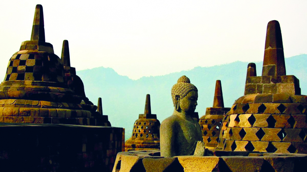 Quần thể đền Borobudur thường được ca ngợi là một trong những di tích Phật giáo quan trọng nhất trên toàn cầu - Nguồn ảnh: Internet