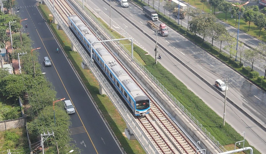 Tuyến metro số 1 (Bến Thành - Suối Tiên) được dời thời gian khai thác thương mại vào quý IV/2024 - Ảnh: JICA cung cấp.