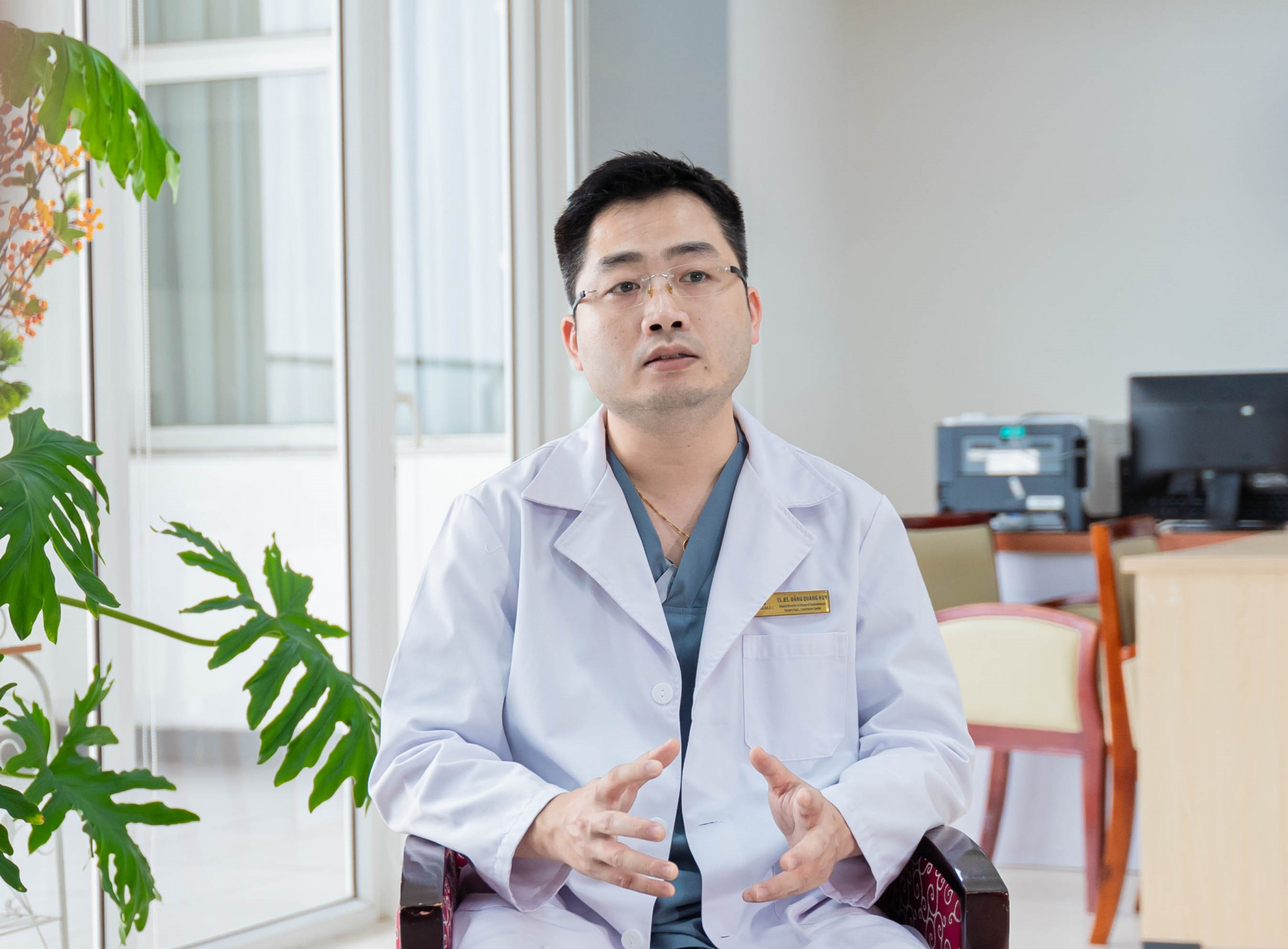 Tiến sĩ, bác sĩ Đặng Quang Huy - Phó giám đốc Trung tâm Tim mạch, Bệnh viện ĐKQT Vinmec Times City - Ảnh: Vinmec