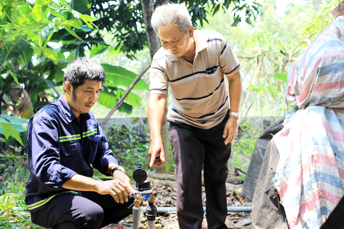 Tác phẩm: Nước sạch về xã Lý Nhơn, huyện Cần Giờ