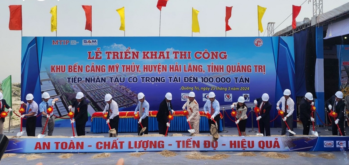 Lễ triển khai thi công Khu Bến cảng Mỹ Thủy