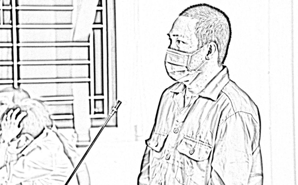 Bị cáo Nguyễn Văn Thanh tại tòa