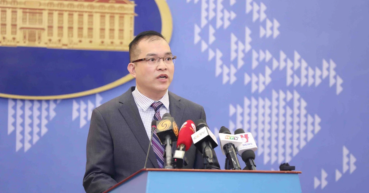 Phó phát ngôn Bộ Ngoại giao Nguyễn Đức Thắng 