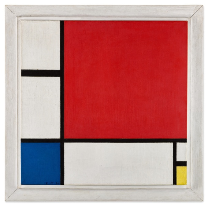 Tranh Composition No. II của hoạ sĩ Piet Mondrian's