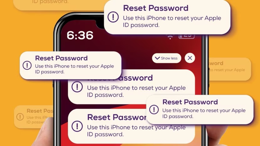Cơ quan An ninh mạng Singapore (CSA) vào ngày 9/4 đã cảnh báo người dùng iPhone của Apple rằng họ nên nhấn “Không cho phép” nếu được nhắc đặt lại mật khẩu -Ảnh: Facebook