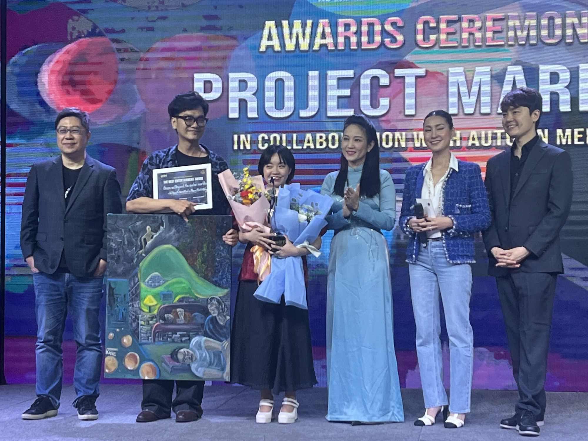 Dự án của ê kíp Việt Nam thắng giải dành cho hạng mục Phim giải trí tại Chợ dự án 