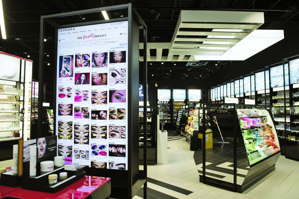 Một cửa hàng làm đẹp kết hợp thực và ảo của Sephora tại Pháp