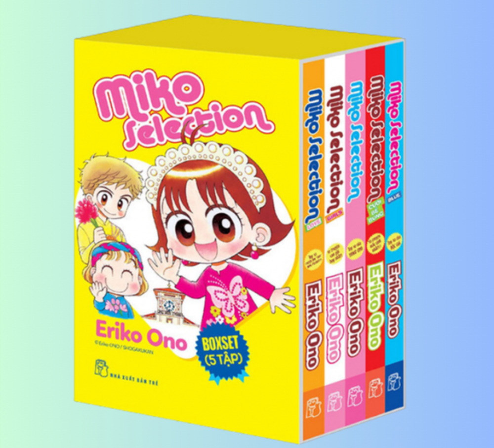 Tranh này được dùng làm bìa boxset Miko selection 5 tập và các quà tặng dành cho bạn đọc.