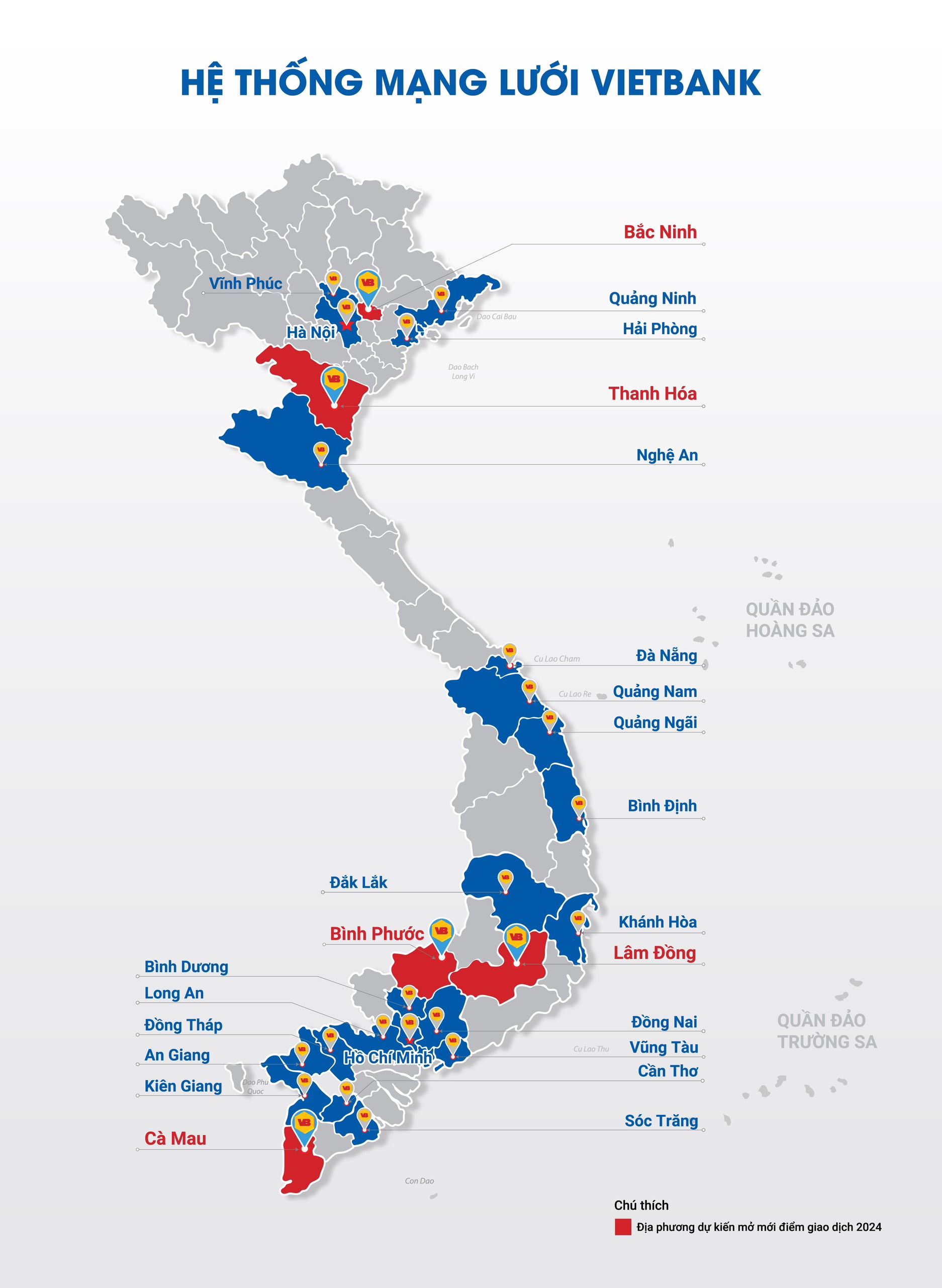 Hệ thống mạng lưới Vietbank