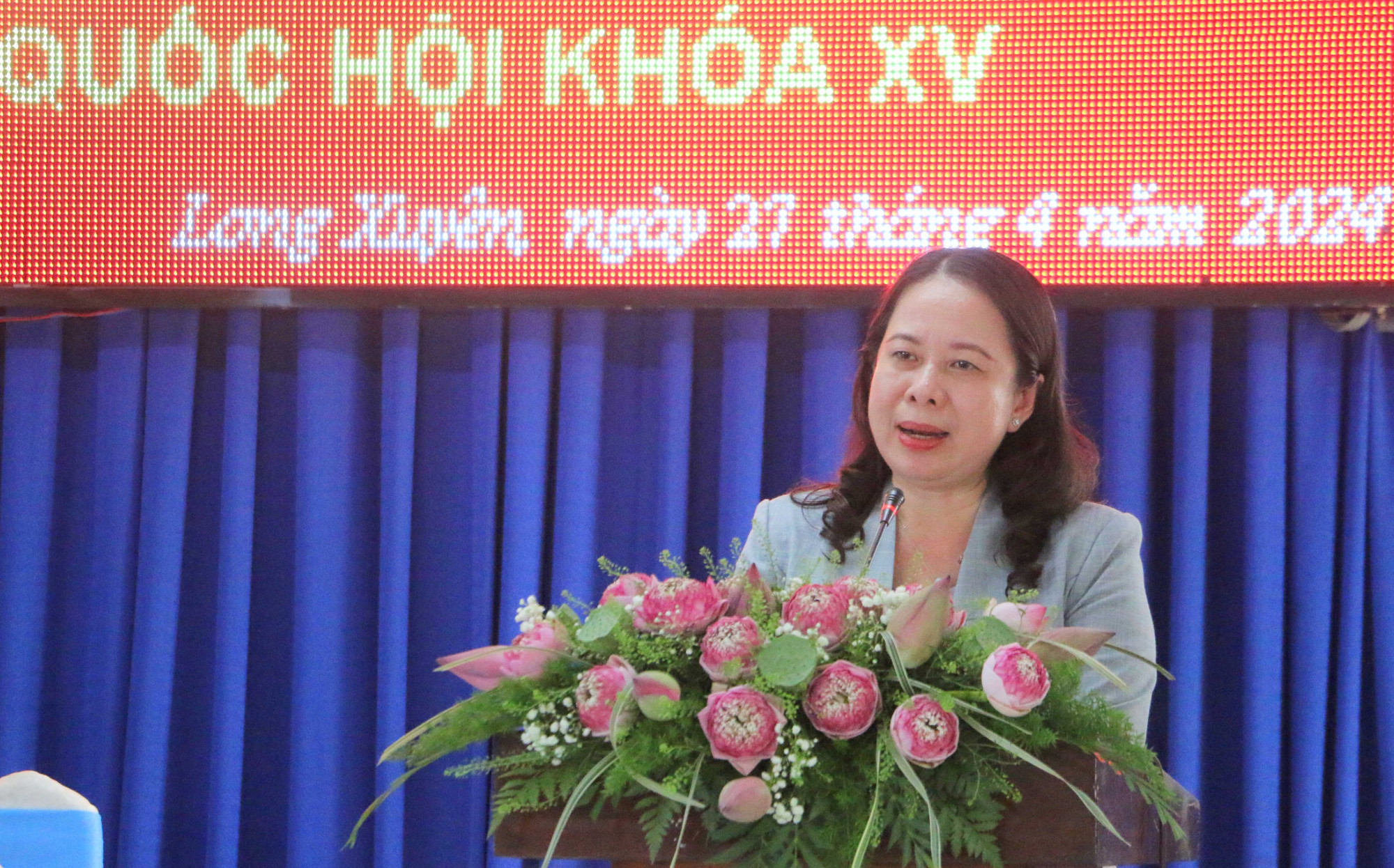 Quyền Chủ tịch nước Võ Thị Ánh Xuân mong muốn lãnh đạo tỉnh An Giang tiếp tục suy nghĩ, 