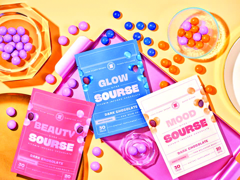 Kẹo Sourse có vị ngọt nhẹ, giàu dưỡng chất tốt cho làn da lẫn não bộ. Sản phẩm làm từ sô cô la nguyên chất và các thành phần 100% nguồn gốc thực vật - Nguồn ảnh:  Try Sourse