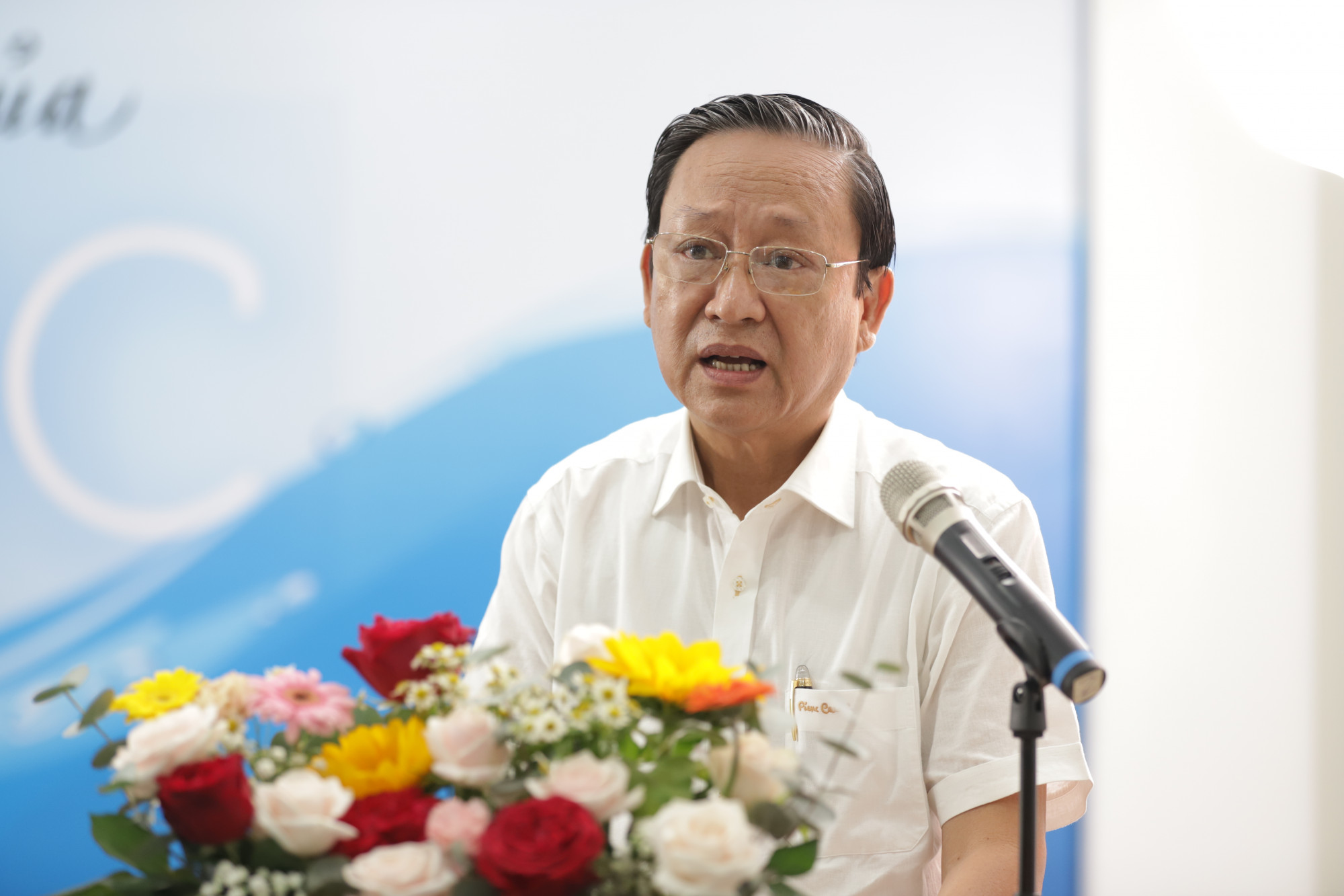 Ông Nguyễn Thanh Sử - Phó Tổng giám đốc SAWACO - cam kết sẽ tạo điều kiện, cung cấp thông tin cho người tham gia dự thi