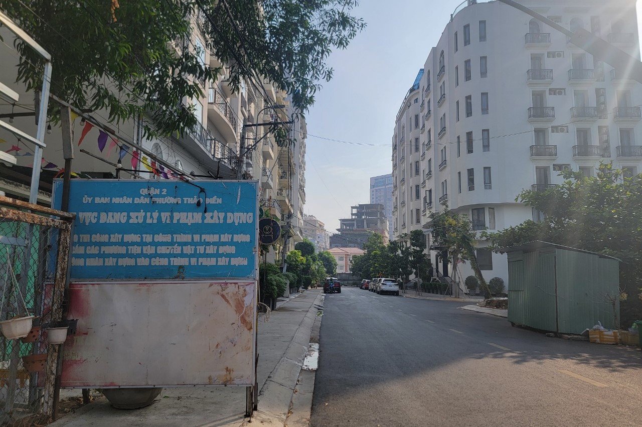 Hàng loạt căn hộ cho thuê tại phường Thảo Điền, TP Thủ Đức chưa được nghiệm thu PCCC