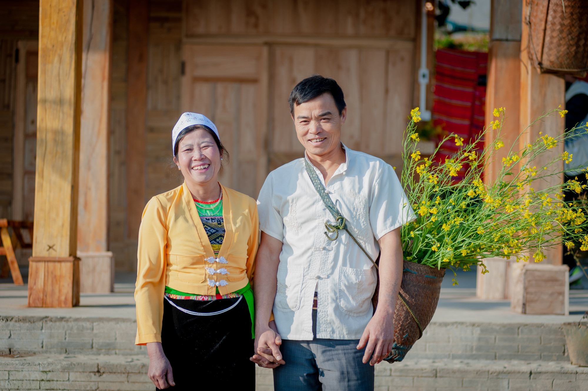 Cặp vợ chồng DTTS ở Sơn La xây dựng kinh doanh homestay với sự hỗ trợ của GREAT - Ảnh: S.Q.U.