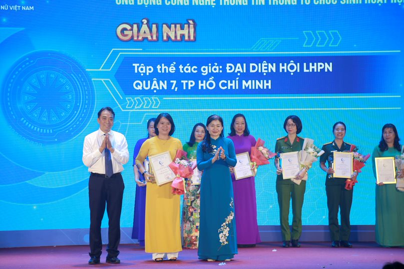 Hội Liên hiệp Phụ nữ quận 7 đạt giải Nhì cuộc thi