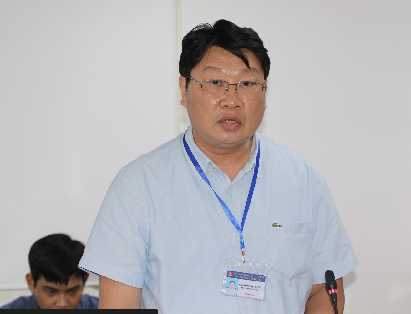 Ông Cao Đoàn Việt Hùng thông tin tại họp báo  - Ảnh: Thành Nhân 