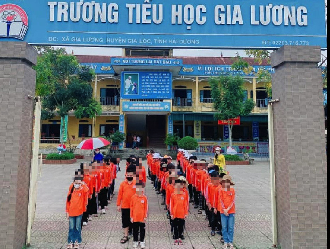 Học sinh Trường tiểu học Gia Lương (Hải Dương) tham gia một hoạt động trải nghiệm do nhà trường tổ chức - Ảnh: Nhà trường cung cấp