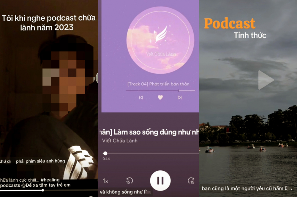 Những đoạn “podcast chữa lành” bằng từ ngữ tục tĩu đang thu hút lượng lớn lượt xem và tương tác