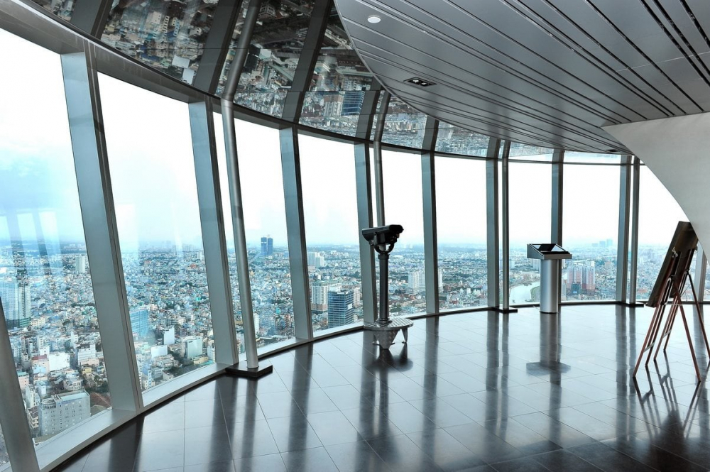 Đứng ở Sài Gòn Skydeck có thể nhìn toàn cảnh TPHCM. Ảnh: Sài Gòn Skydeck 