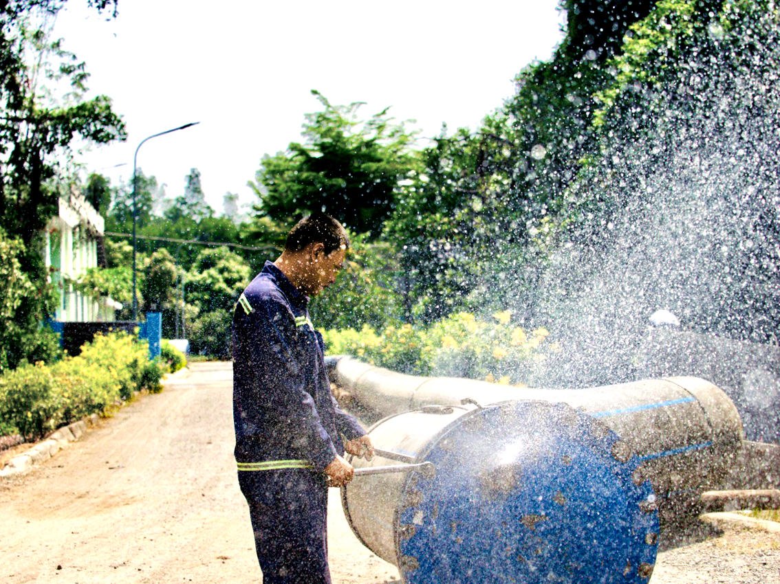 Tác phẩm: Duy trì nguồn nước sạch cho huyện Cần Giờ