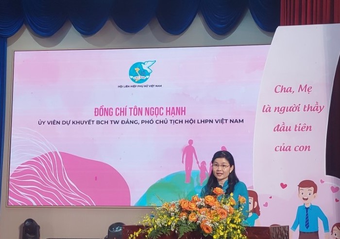 Bà Tôn Ngọc Hạnh - Phó Chủ tịch Hội LHPNVN