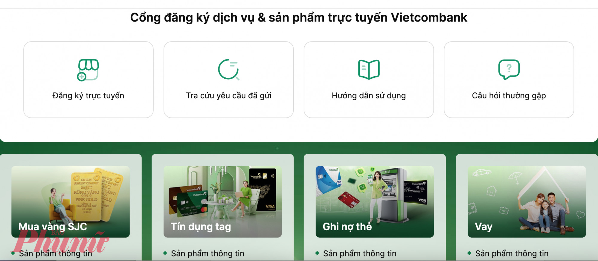 Vietcombank chỉ bán vàng cho khách hàng đã đăng ký trực tuyến trên website ngân hàng