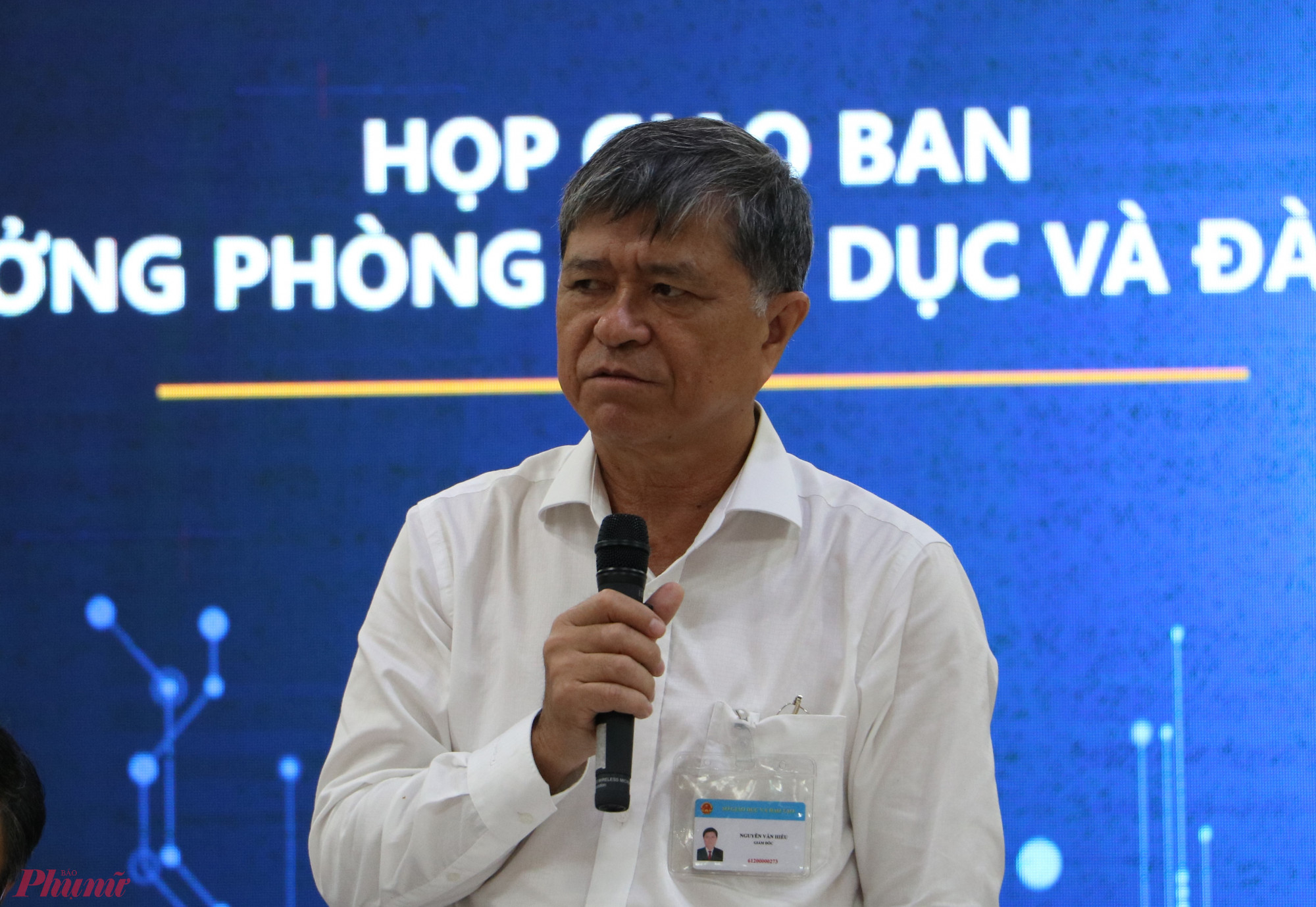 Ông Nguyễn văn Hiếu - Giám đốc Sở GD-ĐT TPHCM - Ảnh: Trang Thư