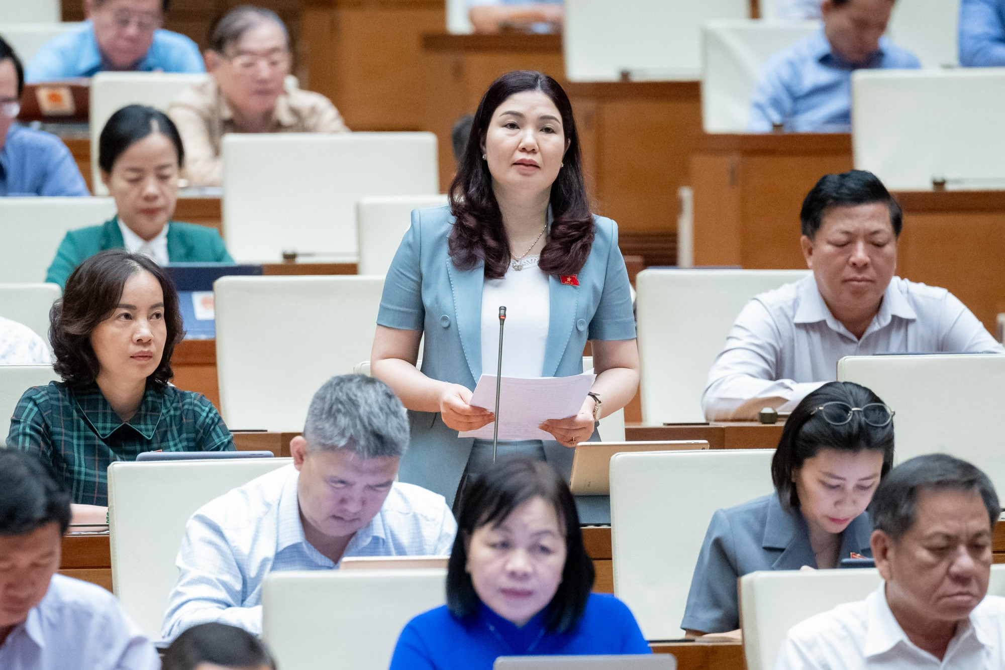 ĐBQH Trần Thị Vân đề xuất nghệ nhân dân gian cũng được hưởng các chính sách hỗ trợ 