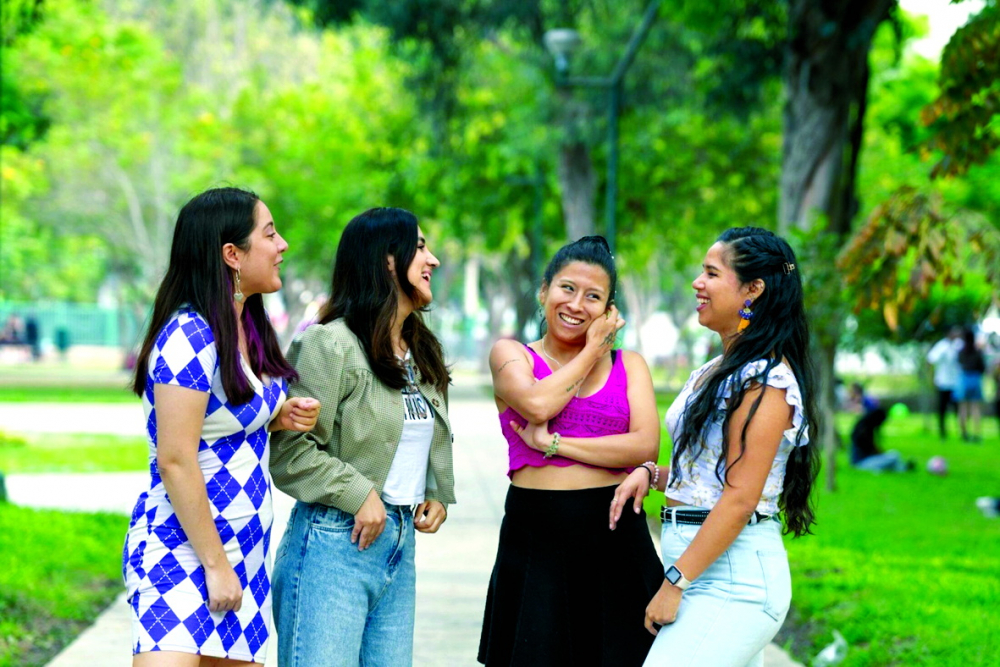 Từ trái qua: Carolina Diaz, Alejandra Montoya, Lucia Herrera và Mayra Orellano - những người sáng lập CNP - ẢNH: ANGELA PONCE
