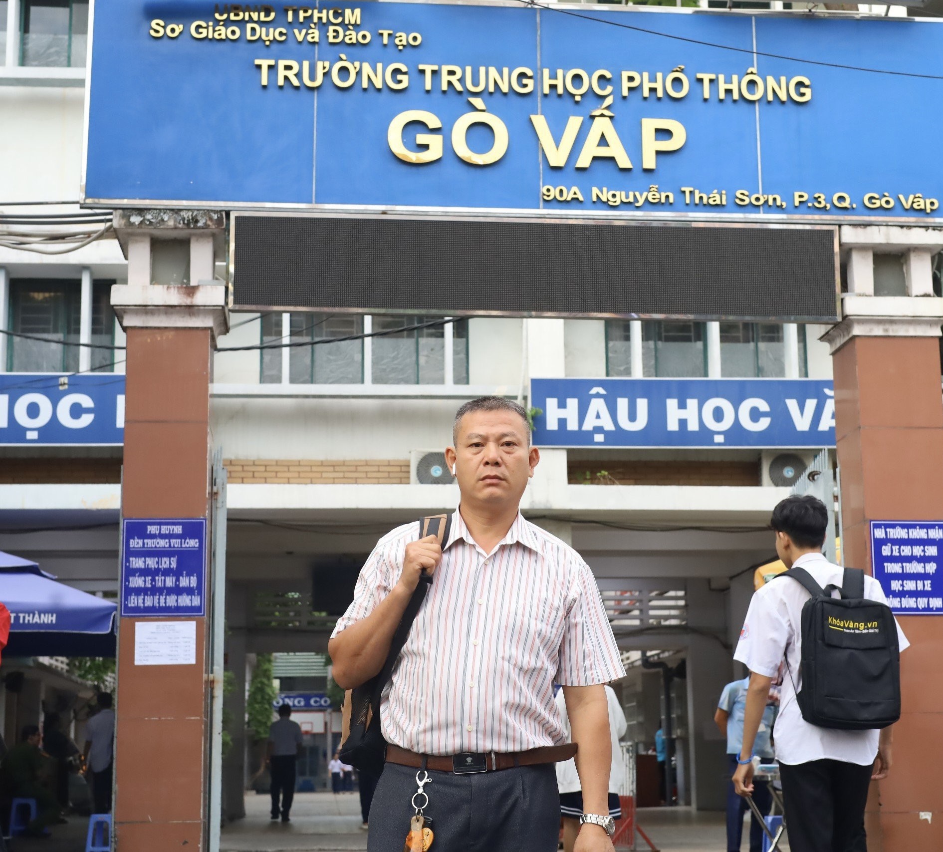 Anh Nguyễn Thế Tú - tham gia thi một số môn tại kỳ thi tốt nghiệp THPT 2024 với mong muốn tiếp tục học lên đại học