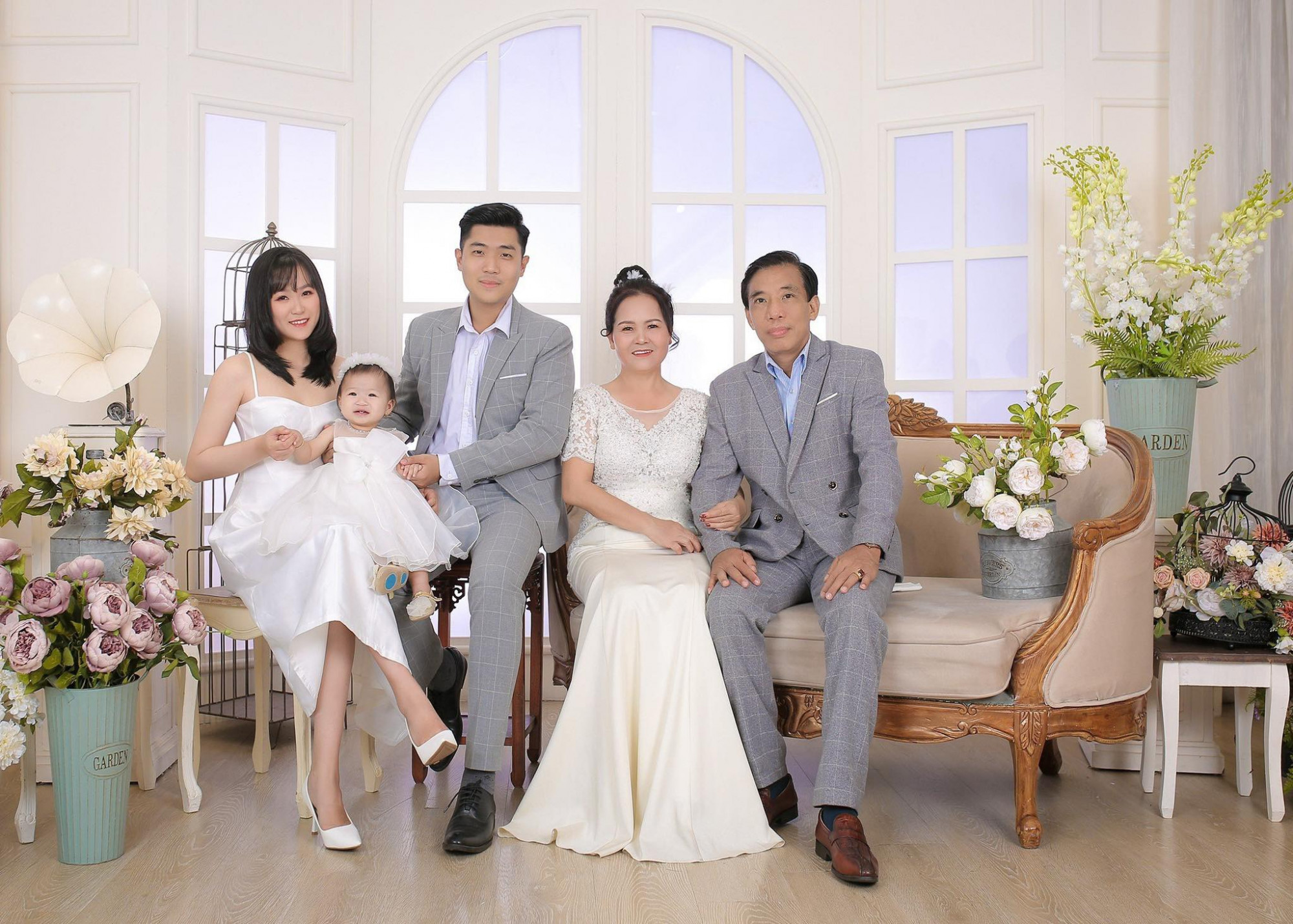  Gia đình 3 thế hệ của bà Vũ Thị Hoa luôn giữ được hạnh phúc