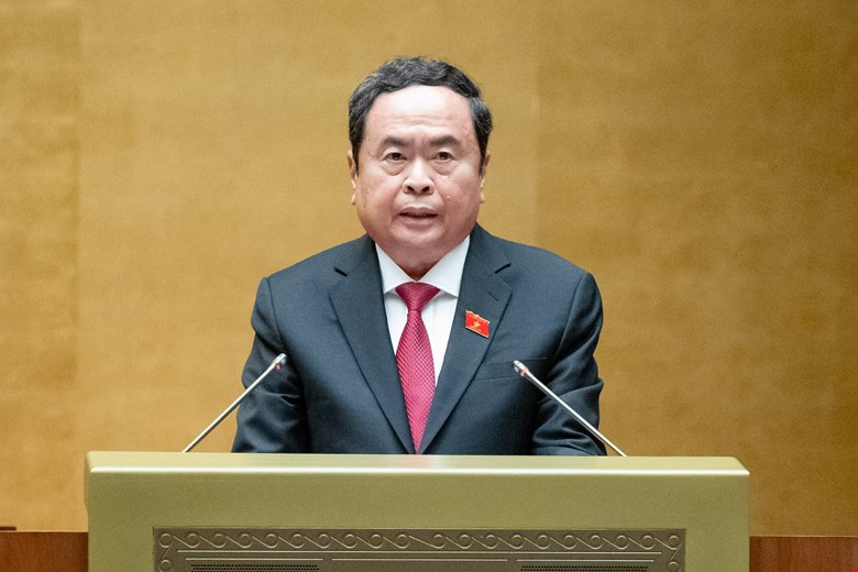 Chủ tịch Quốc hội Trần Thanh Mẫn phát biểu bế mạc Kỳ họp thứ 7