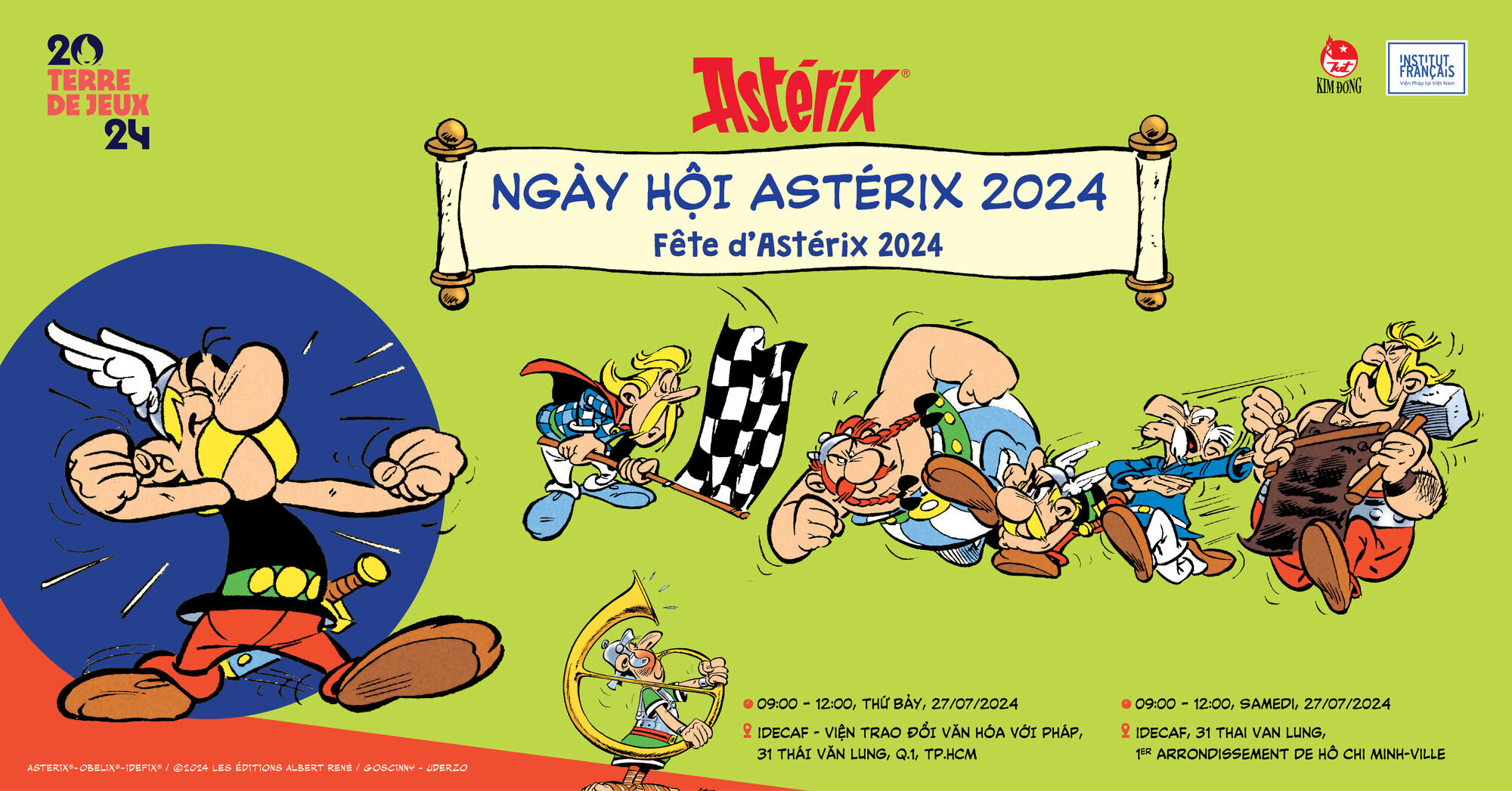 Thông tin về sự kiện Ngày hội Astérix 2024 sắp diễn ra