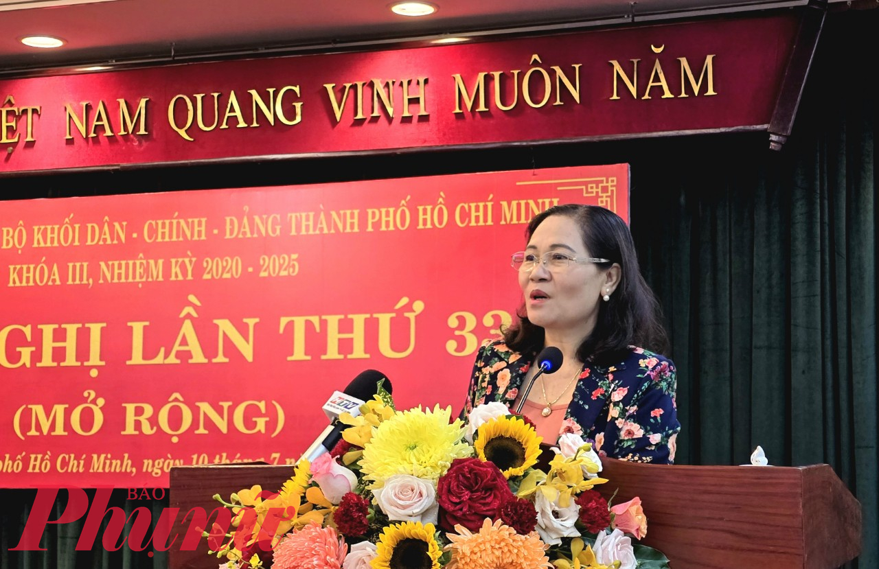 Phó Bí thư Thành ủy TPHCM Nguyễn Thị Lệ 