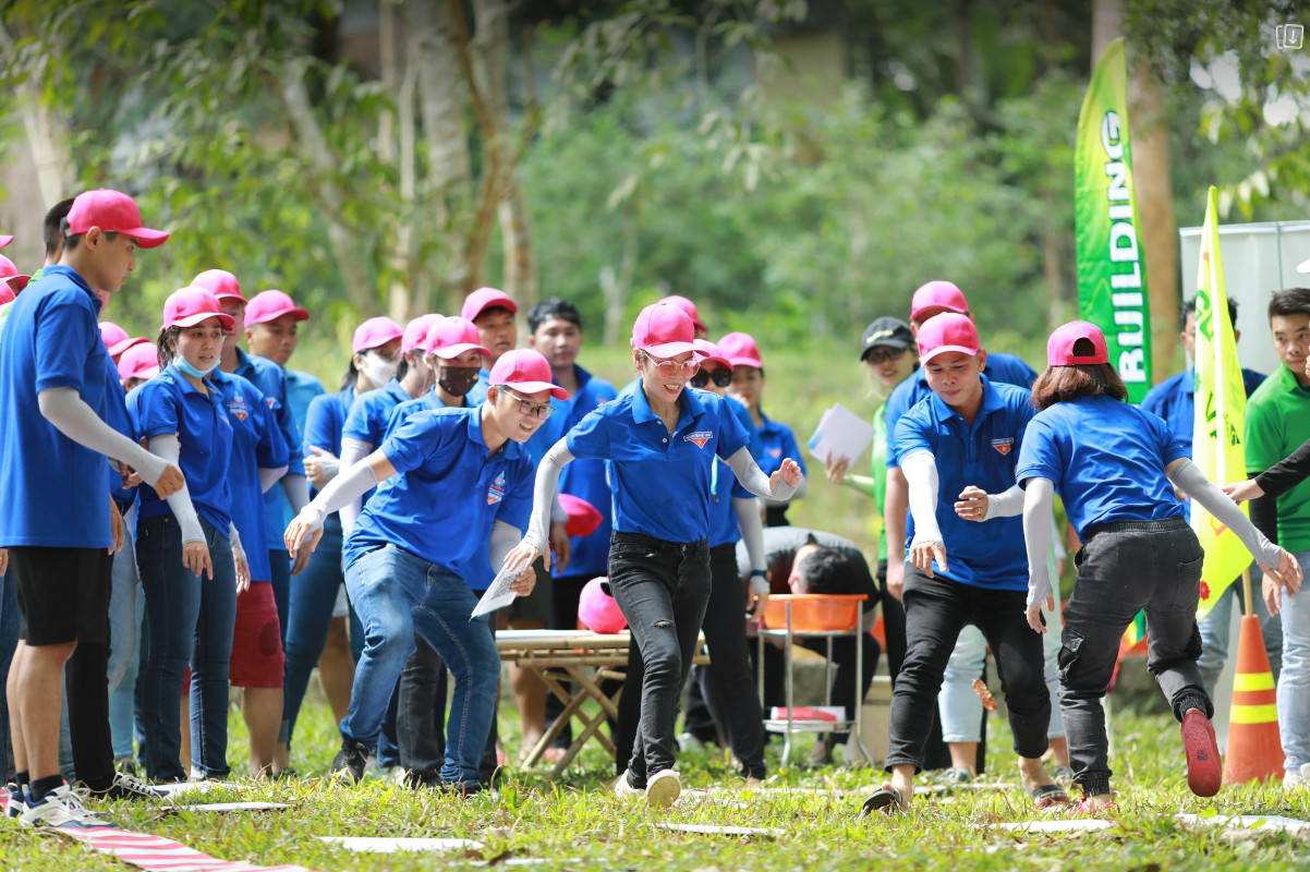 Đoàn viên, thanh niên Công ty Cổ phần Cấp nước Trung An tham gia hội trại truyền thống Đoàn Tổng công ty cấp nước Sài Gòn TNHH MTV (SAWACO).