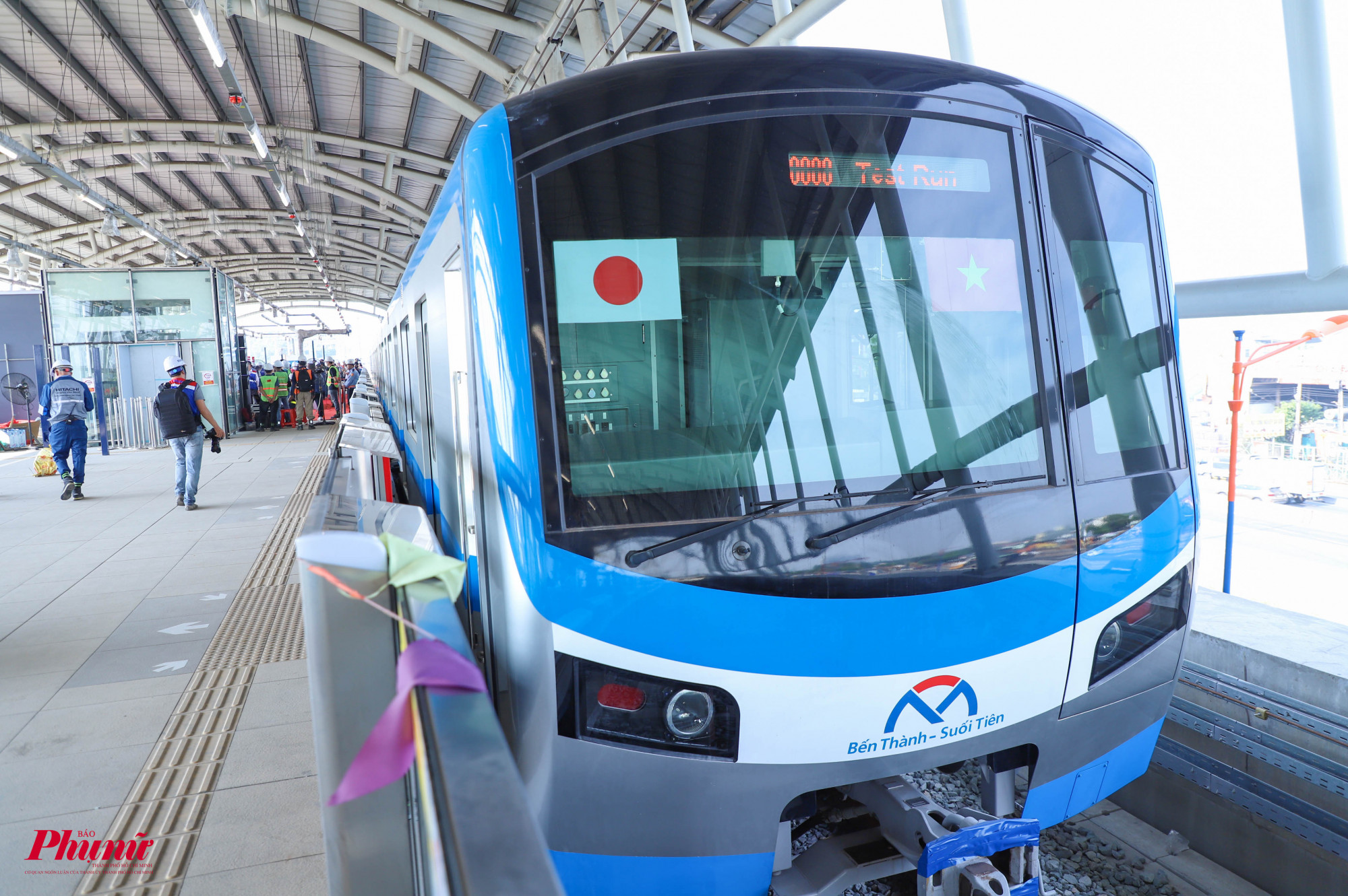 Dự án tuyến đường sắt Metro số 1 (Bến Thành – Suối Tiên) đã hoàn thành hơn 98% khối lượng - Ảnh: Tam Nguyên 