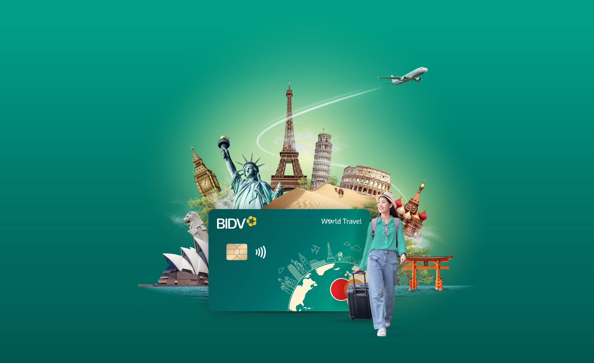 Khám phá thế giới với BIDV Mastercard World Travel - Ảnh: BIDV