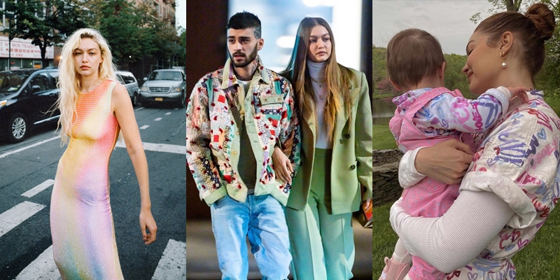 Gigi Hadid cũng là gương mặt quảng cáo của Fendi, Moschino, Max Mara, Stuart Weitzman, Versace, Reebok.... Siêu mẫu xinh đẹp từng hẹn hò với ca sĩ Zayn Malik từ năm 2015 và cặp đôi nhiều lần chia tay rồi tái hợp. Năm 2020, người đẹp tóc vàng sinh con gái đầu lòng với bạn trai ca sĩ nhưng sau đó cả hai ''đường ai nấy đi''.