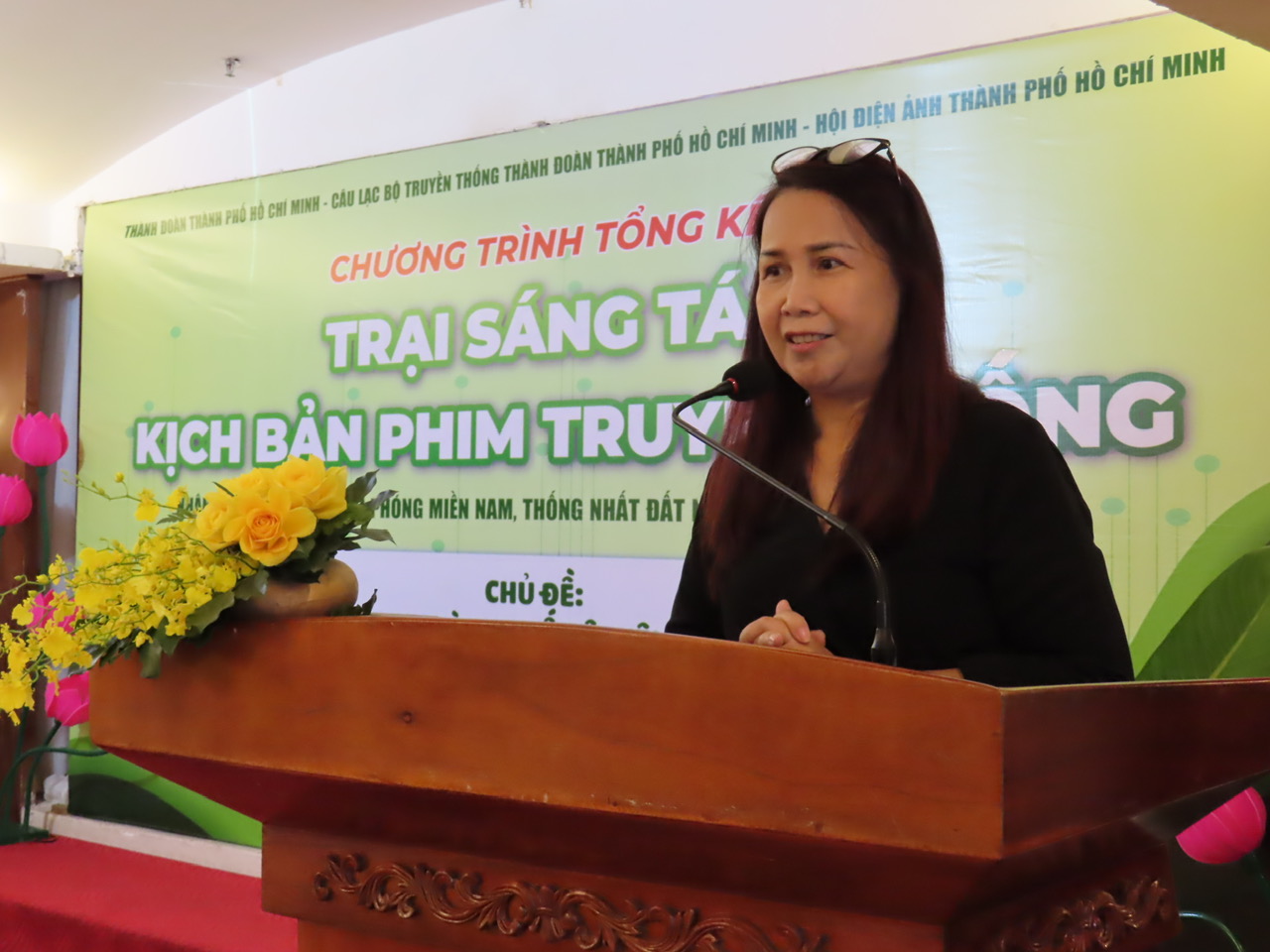 Biên kịch Đặng Thanh BÌnh đoạt giải A thể loại phim truyện chia sẻ về quá trình sáng tác tại buổi tổng kết