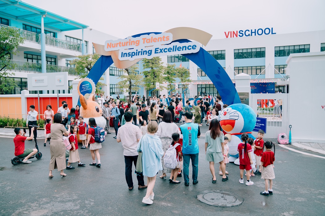 Vinschool khai trương cơ sở tiểu học mới tại Vinschool Smart City (huyện Nam Từ Liêm, Hà Nội) - Ảnh: Vingroup