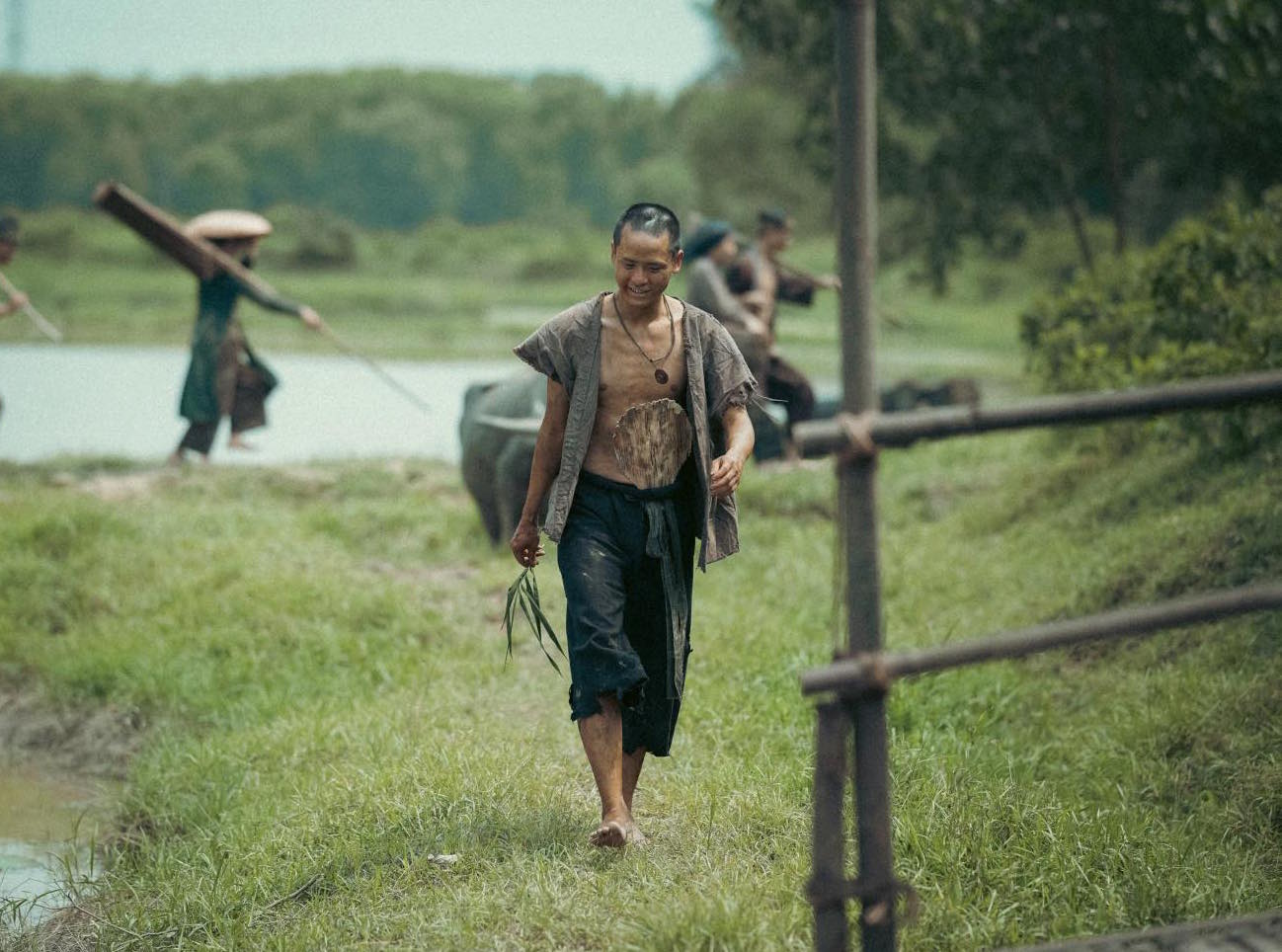 Phim Con Cám được quay trong thời điểm Huế và Quảng Trị nắng nóng gay gắt - Ảnh: Đoàn phim cung cấp.