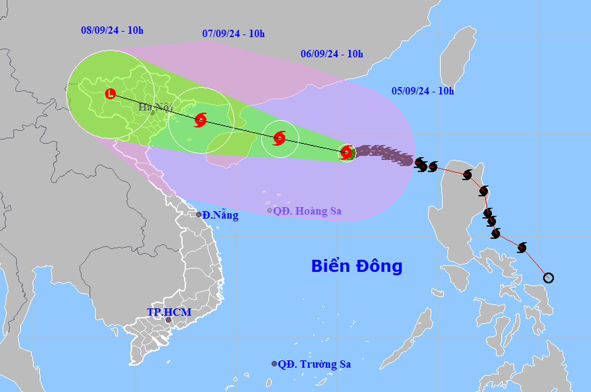 Các địa phương chịu ảnh hưởng từ bão