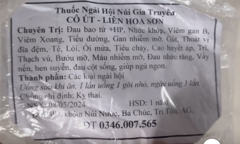 Hình ảnh gói thuốc 