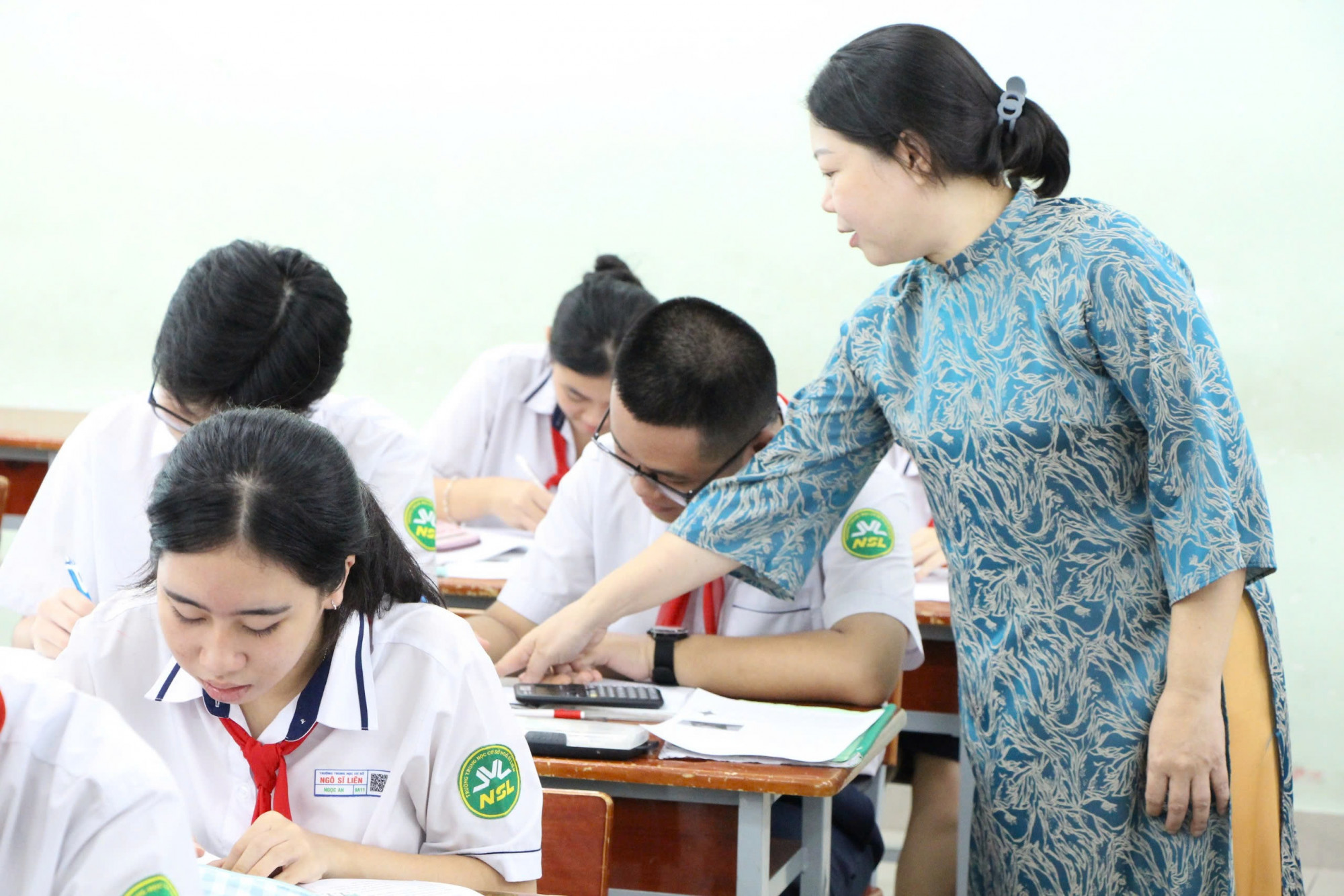 Trường THCS Ngô Sĩ Liên (quận Tân Bình) là trường dạy tiếng Pháp tại TPHCM (ảnh:Q.TR)